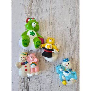 Tcfc vintage Care Bear ornament set Xmas tree
